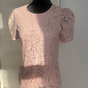 Express Blush Lace Blouse